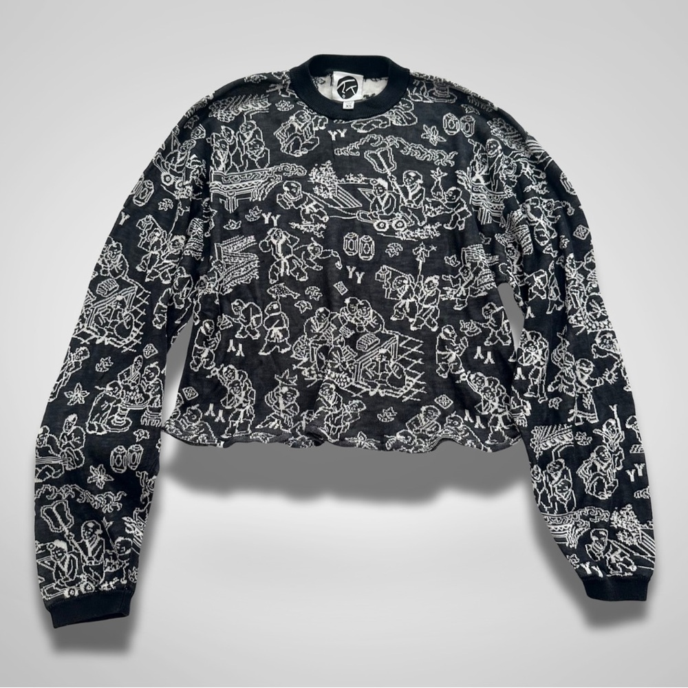 YanYan Knits 2021 Spring Collection Knit Crewneck Sweater